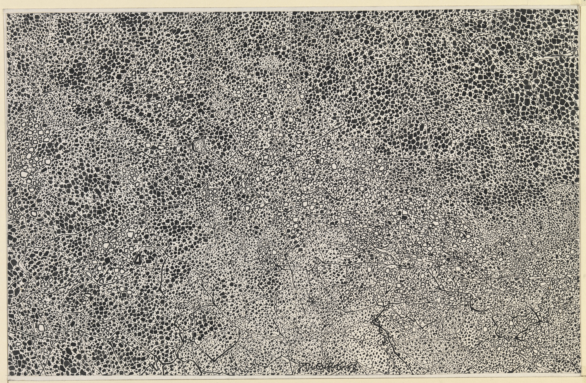 Jean Dubuffet. Textural Transcription I ( Transcription