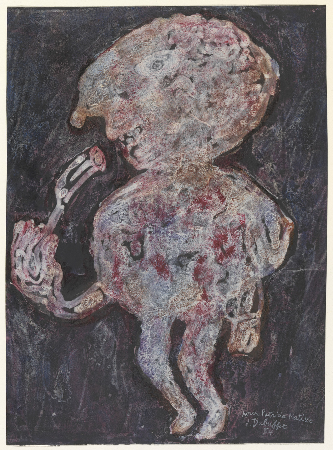 Jean Dubuffet. Eater (Mangeur). 1954