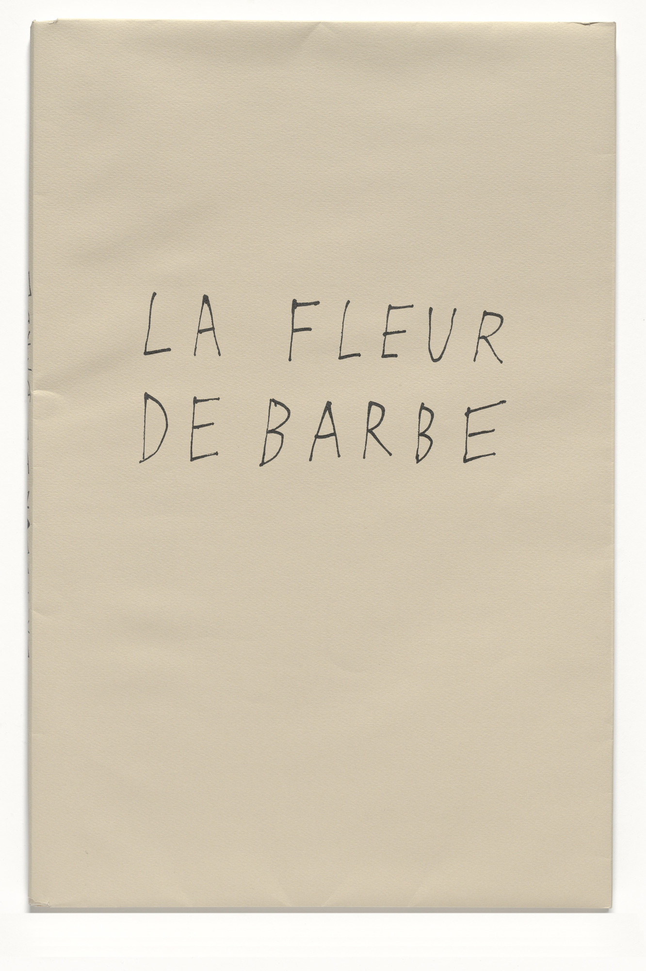 Jean Dubuffet. La Fleur de Barbe