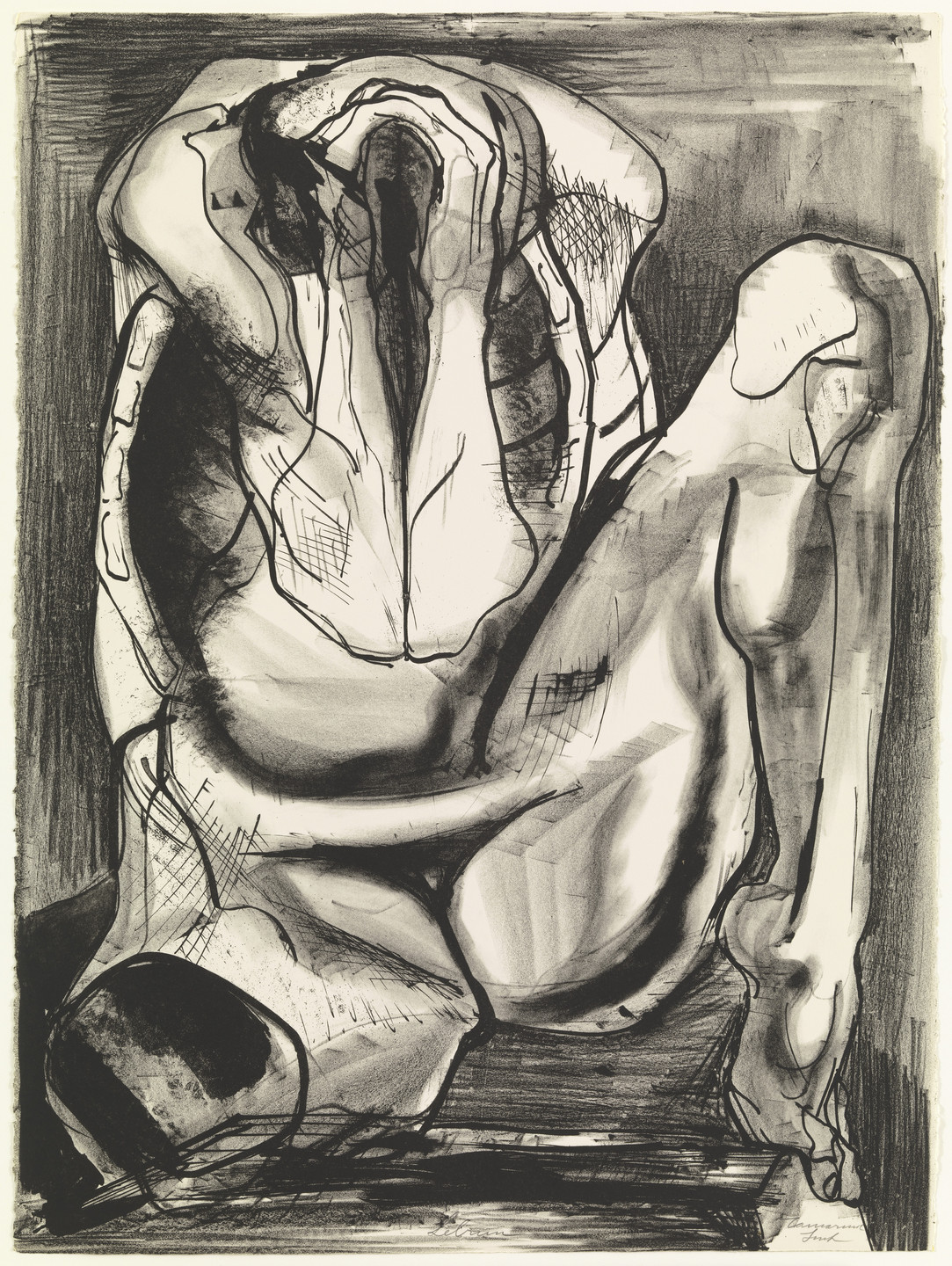 Rico Lebrun. Inferno Series - B. 1961