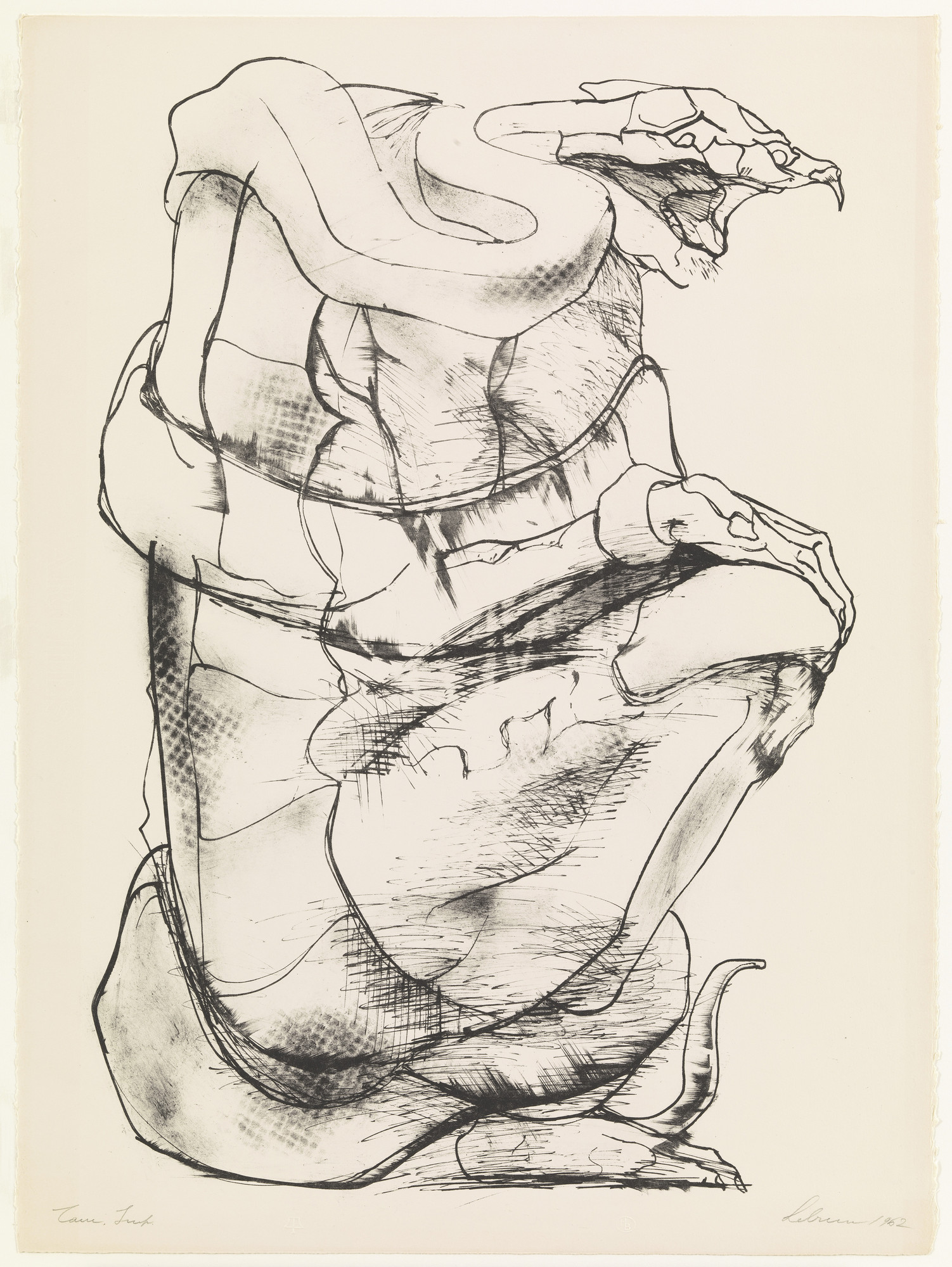 Rico Lebrun. Inferno Series - F