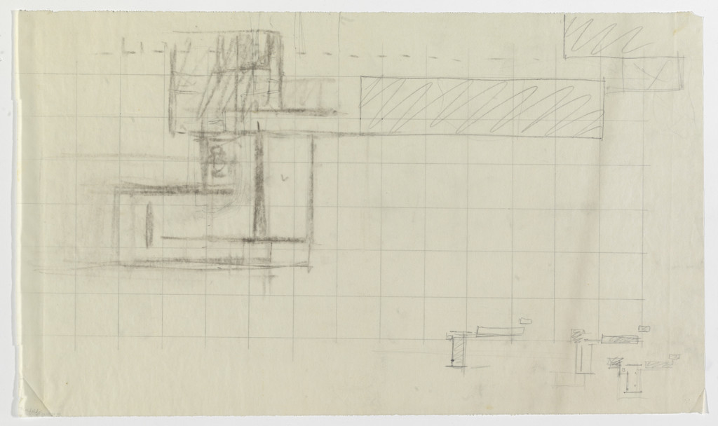 Golf Club Project, Krefeld, Germany, Partial plan sketch