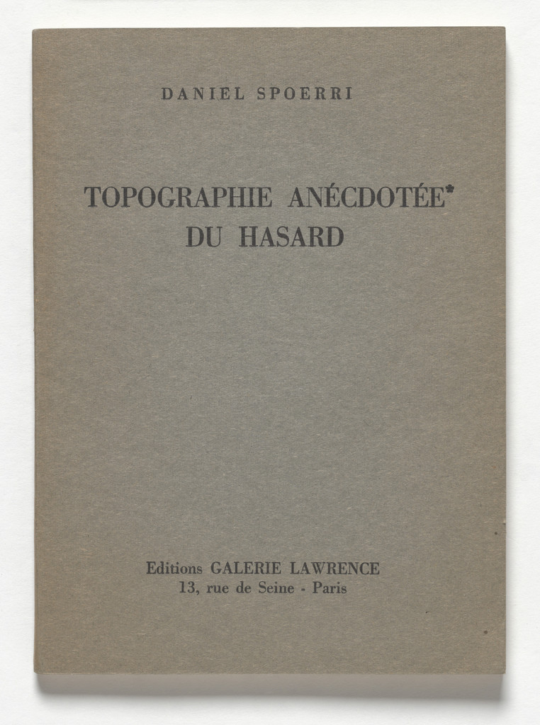 Topographie anécdotée du hasard