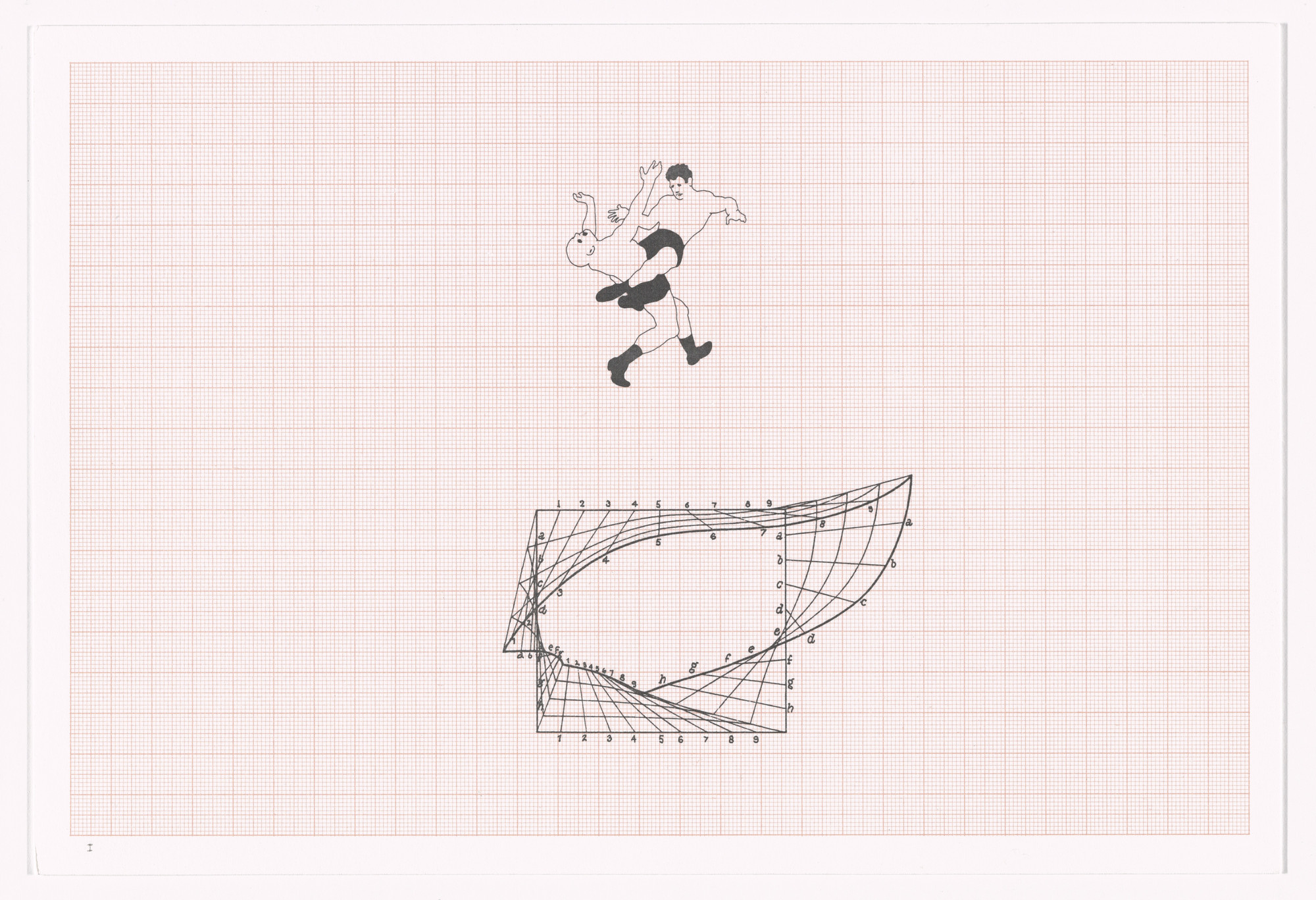 Nicolás Paris. Untitled from Graph Bloc (Bloc milimetrado)