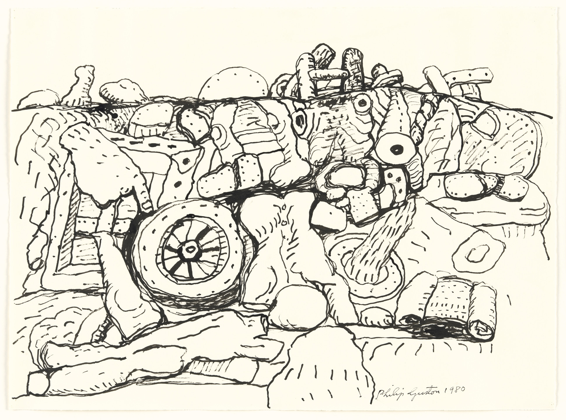 Philip Guston. Wheel. 1980