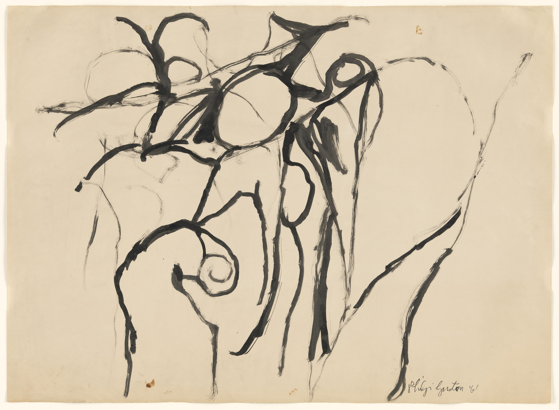 Philip Guston. Pleasures. 1961