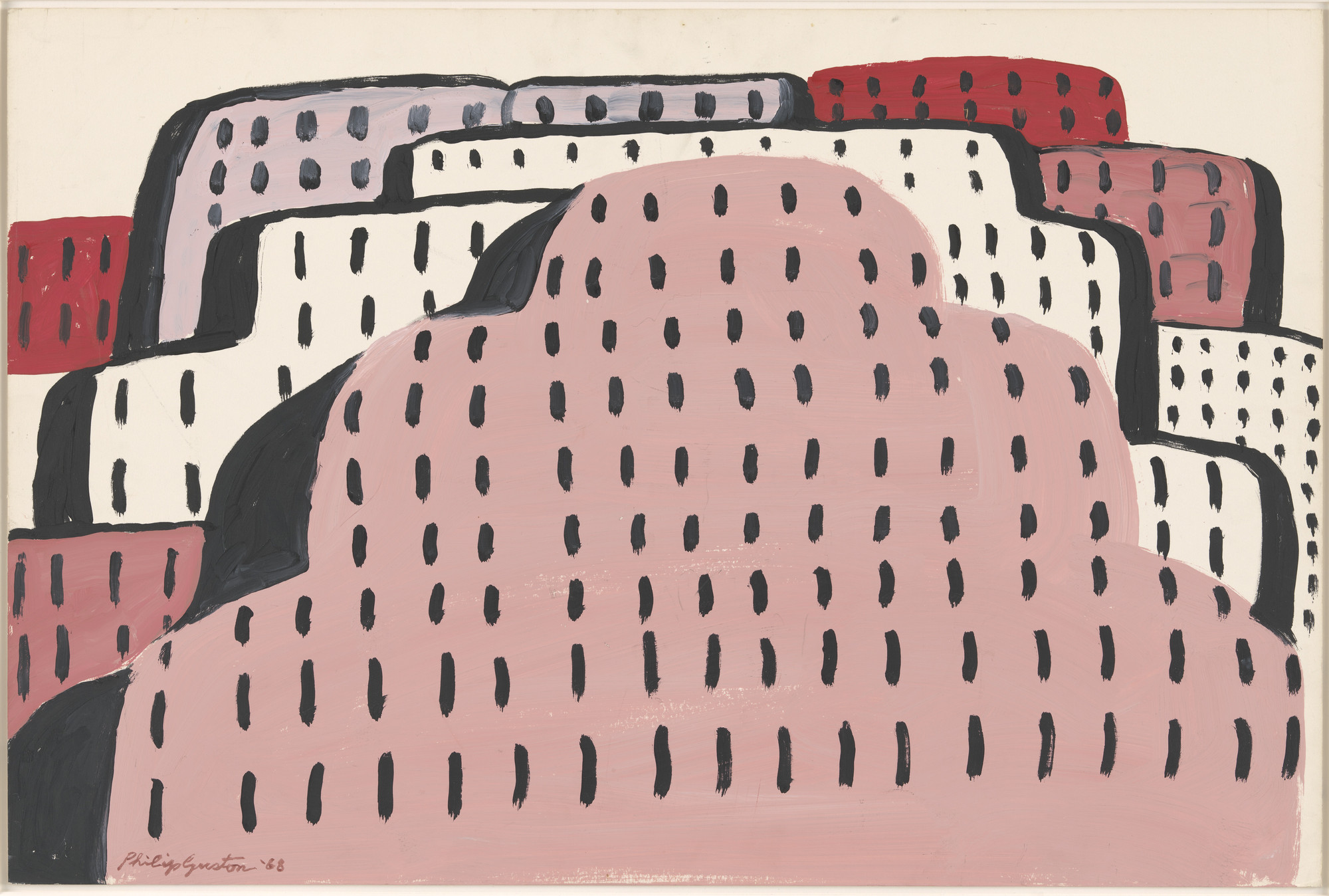 Philip Guston. City. 1968