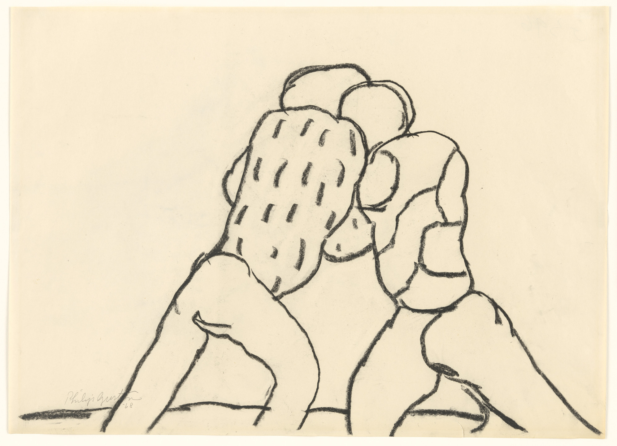 Philip Guston. Fix. 1968