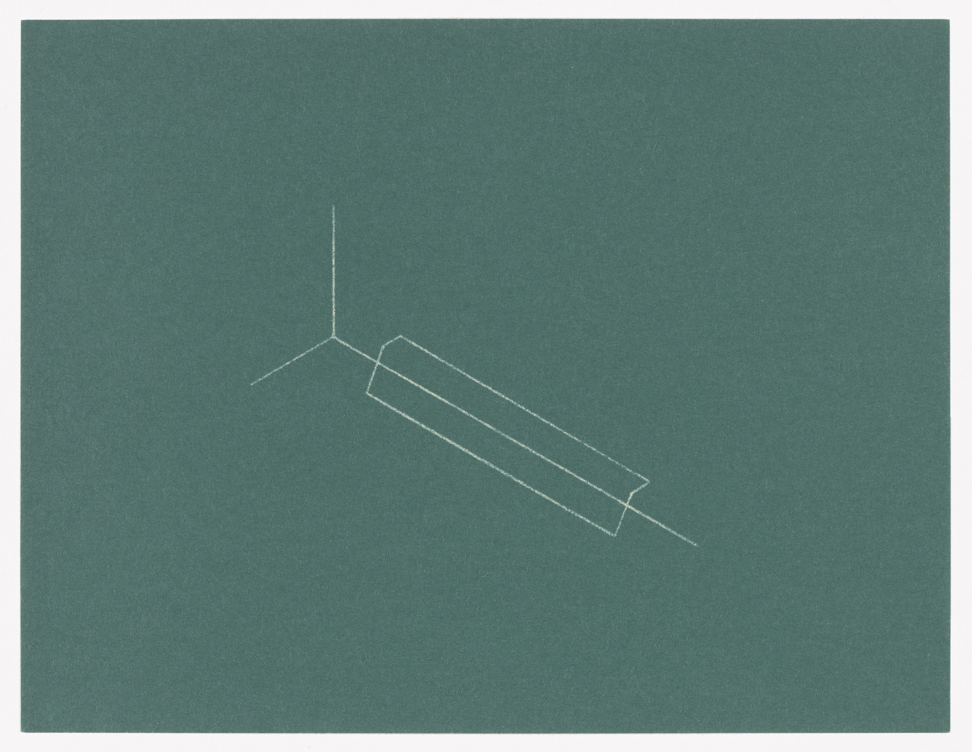 Fred Sandback. Untitled from Twenty-two Constructions from 1967