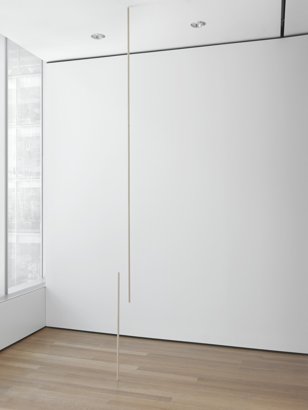 Peter Downsbrough. Two Poles. 1974