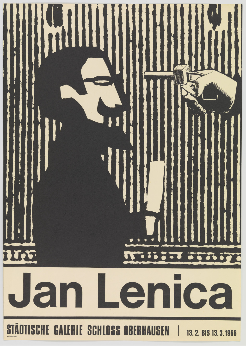 Jan Lenica. Jan Lenica (Poster for exhibition of the artist’s work). 1966