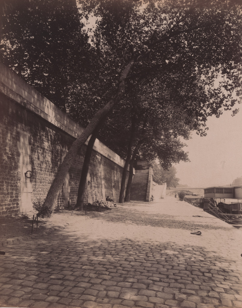Port de la Mégisserie, Eugène Atget, 1911, Albumen silver print