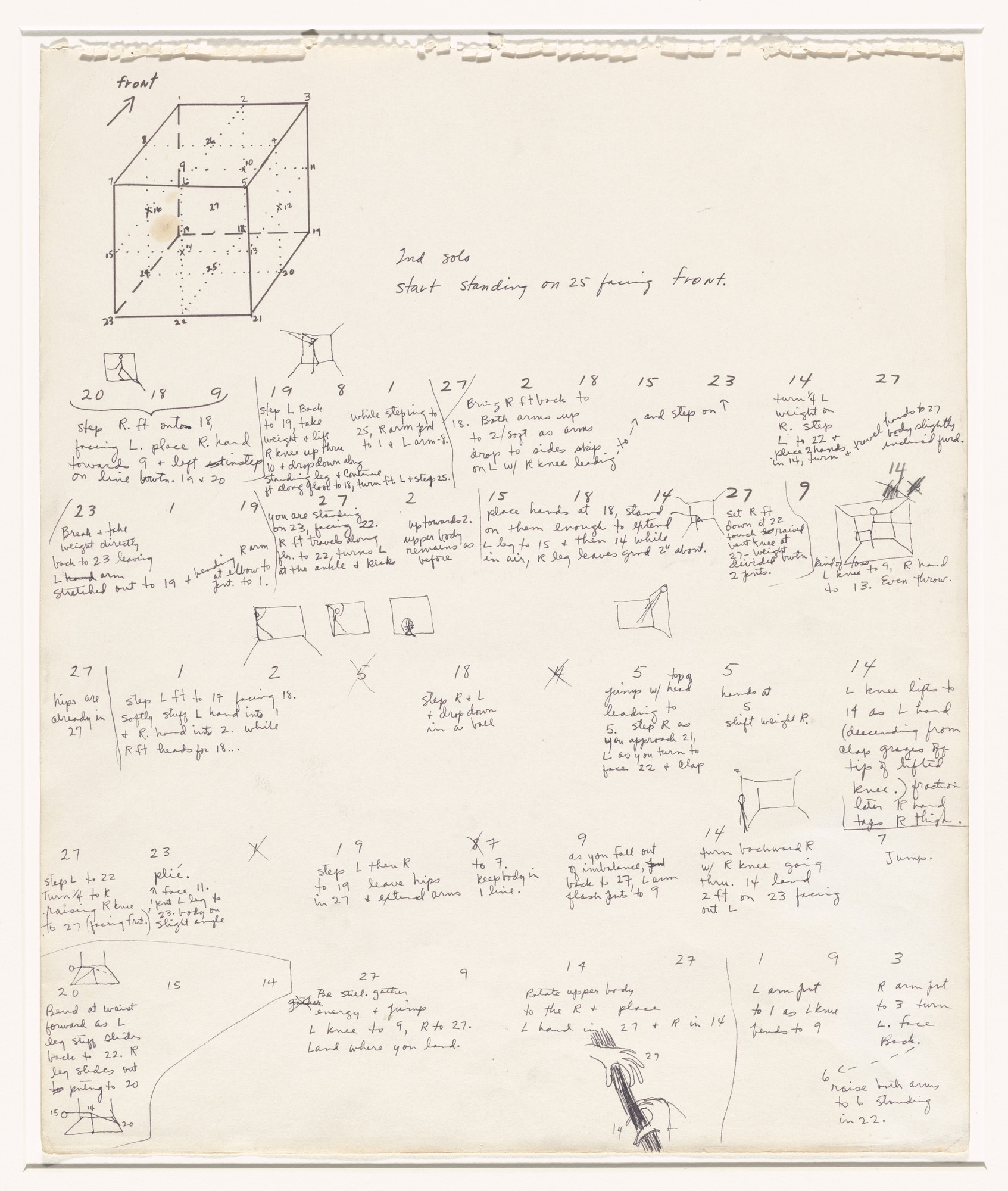 Trisha Brown. Untitled (Locus)