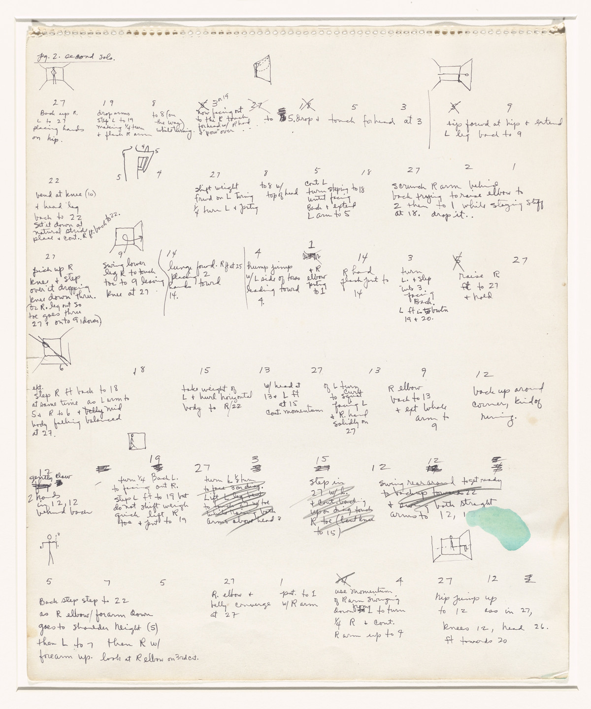 Trisha Brown. Untitled (Locus). (1975)