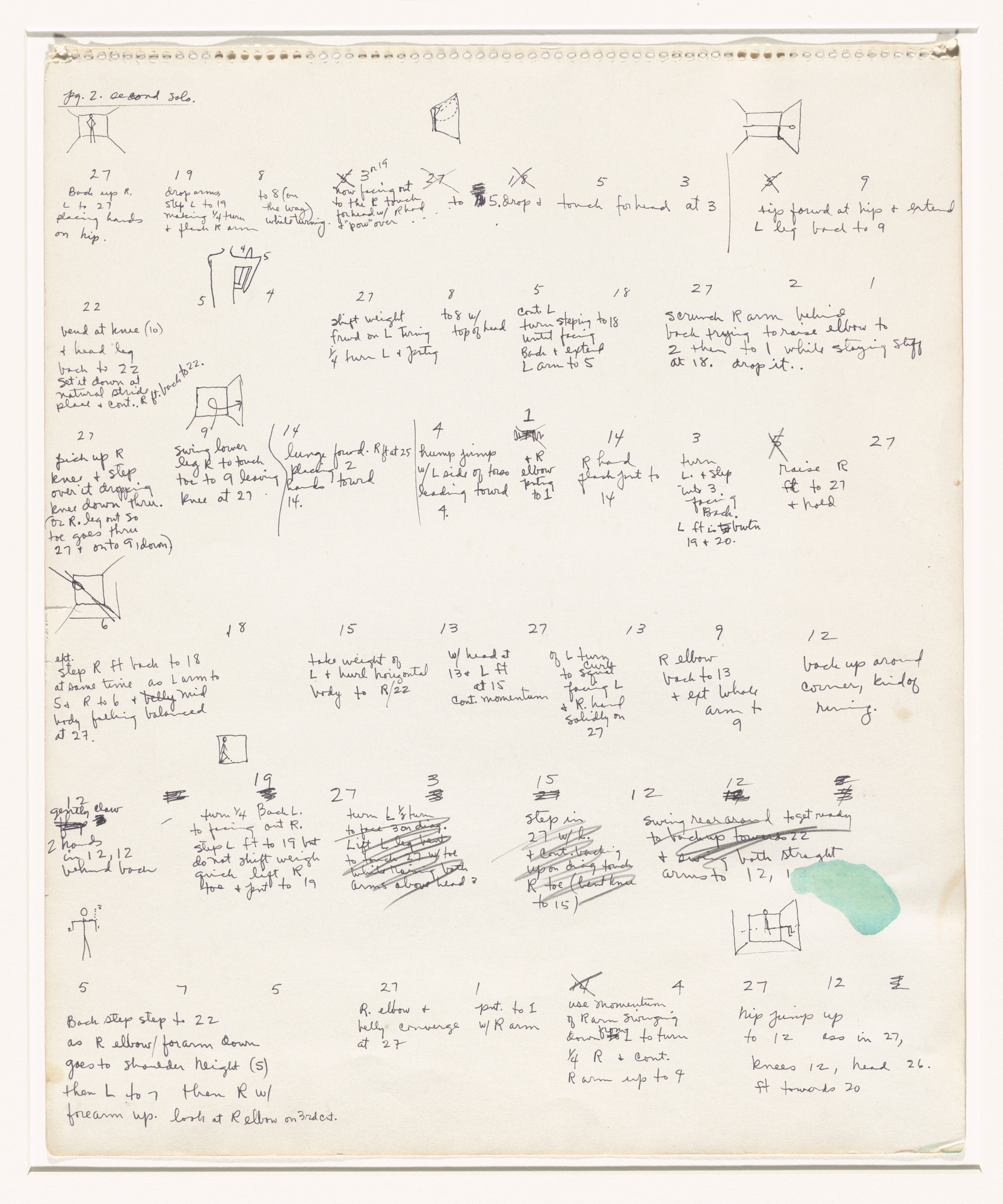 Trisha Brown. Untitled (Locus)