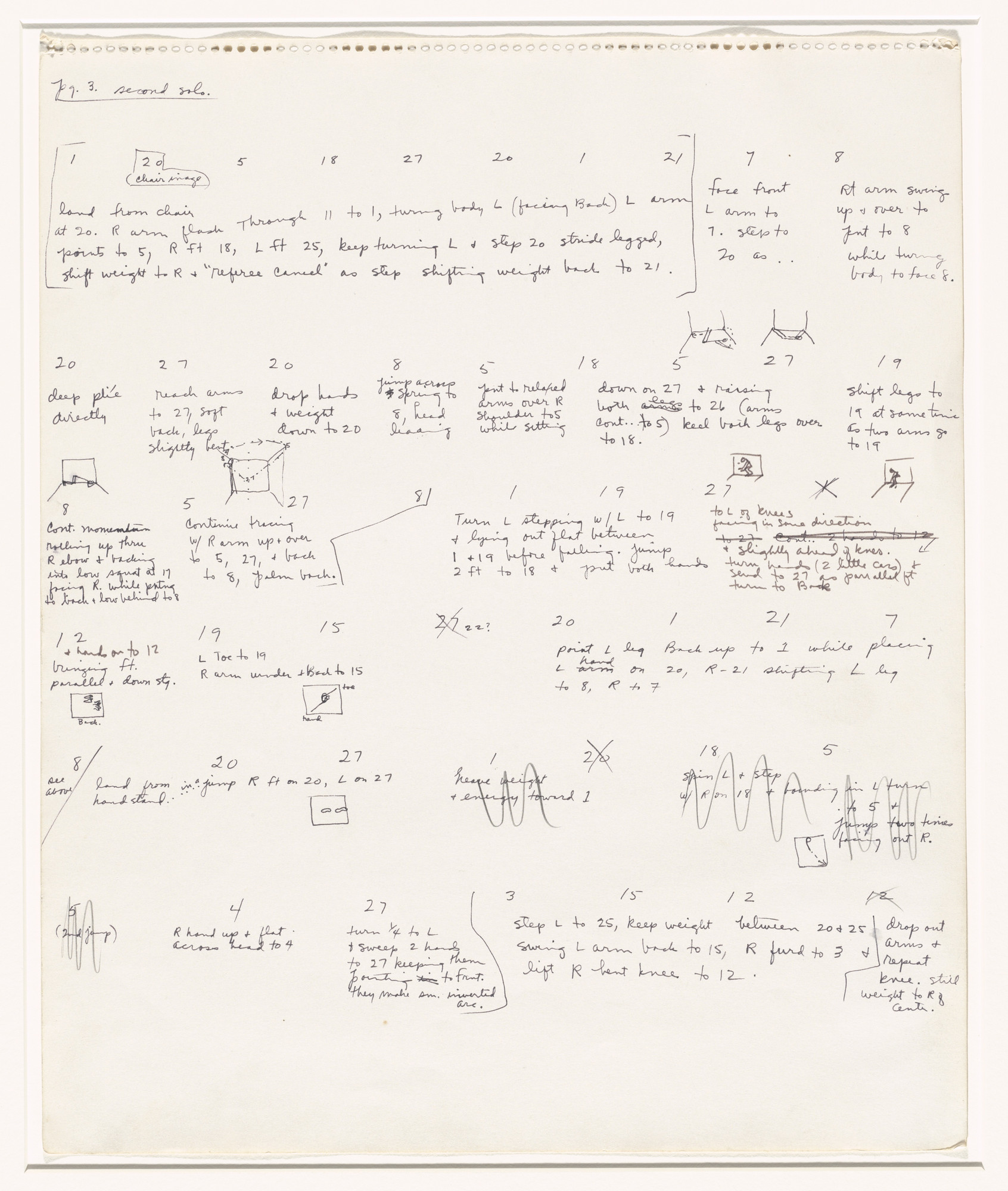 Trisha Brown. Untitled (Locus)