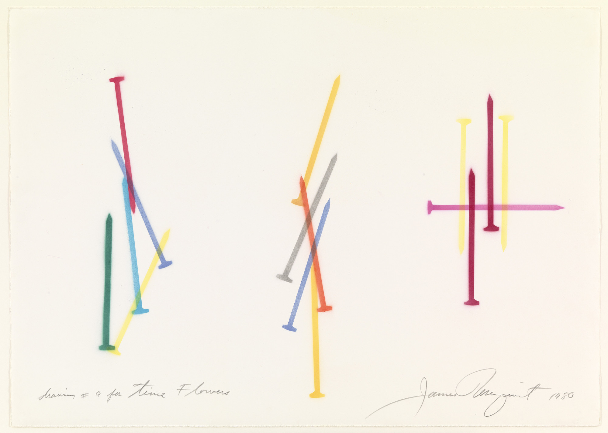 James Rosenquist. Drawing #9 for Time Flowers