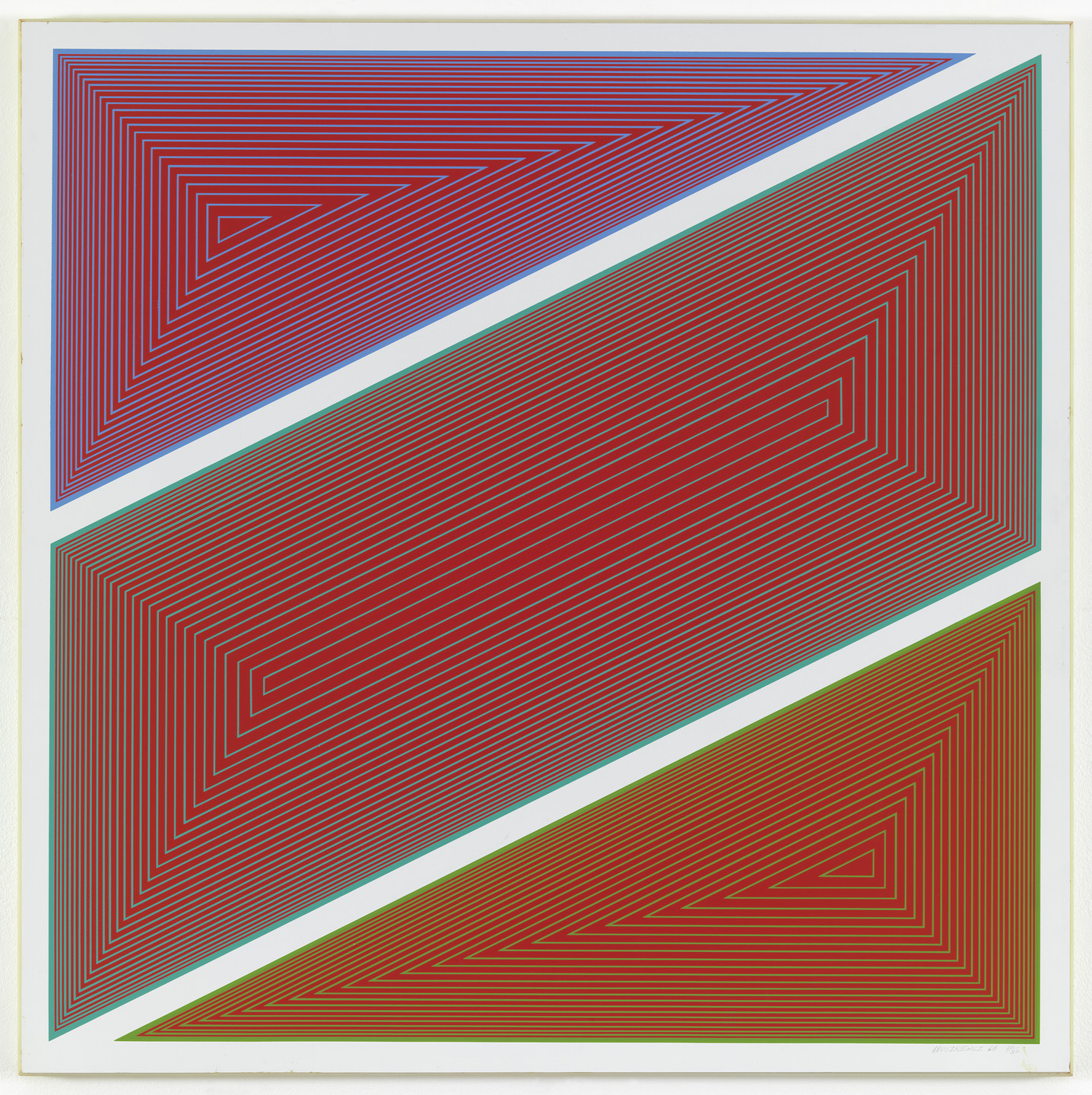 Richard Anuszkiewicz. Zonal from The Metropolitan Scene. 1968