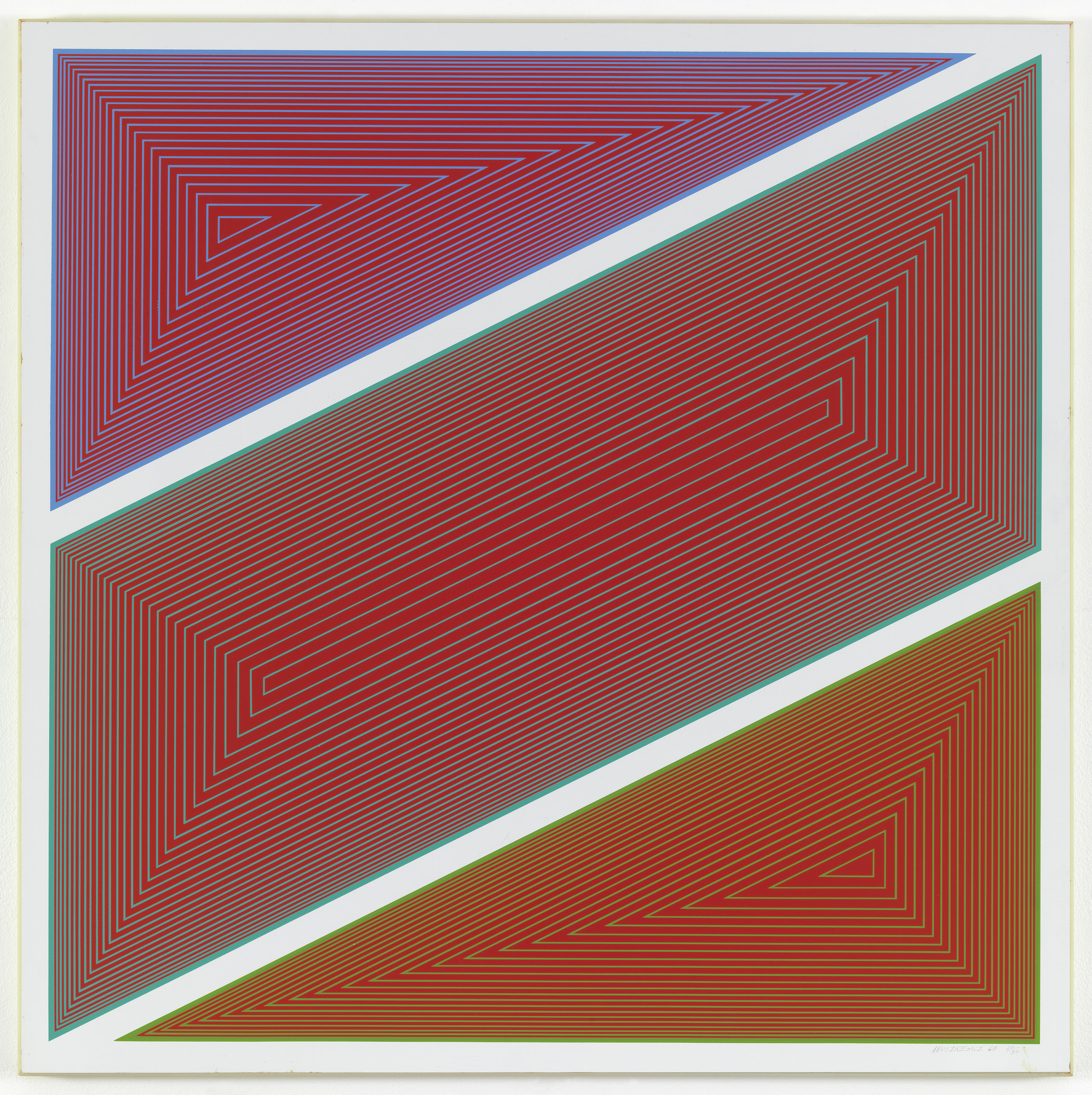Richard Anuszkiewicz. Zonal from The Metropolitan Scene. 1968 | MoMA