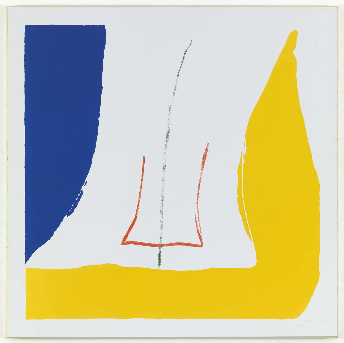 Helen Frankenthaler. Sun Corner from The Metropolitan Scene. 1968