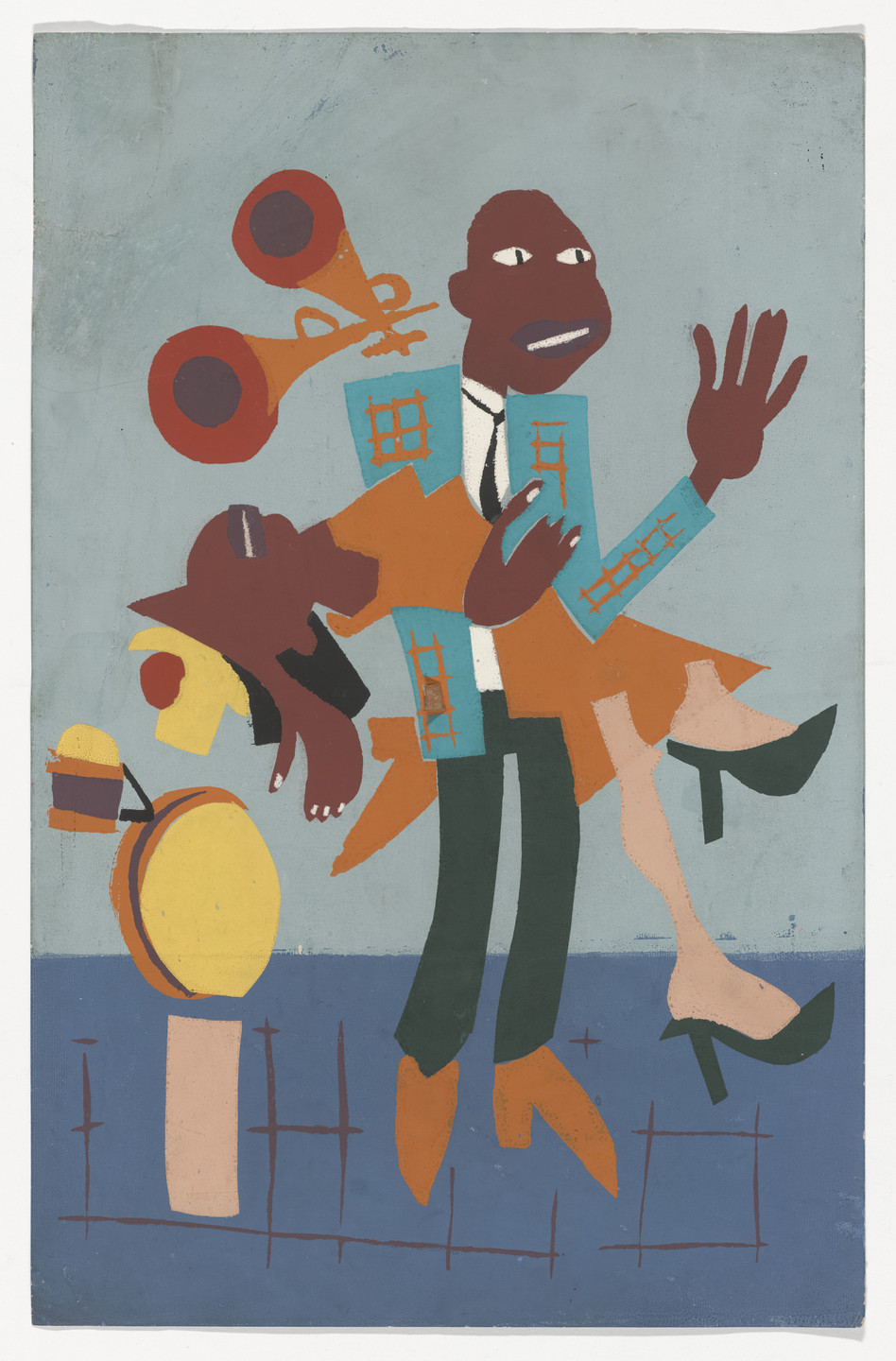 William H. Johnson. Jitterbugs V. c. 1941
