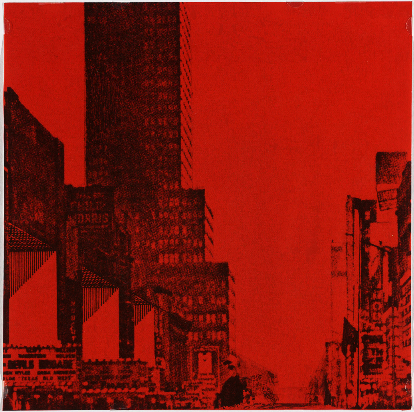 Bernard Tschumi. The Manhattan Transcripts Project, New York, New York, Introductory panel to Episode 2: The Street (Border Crossing). 1980