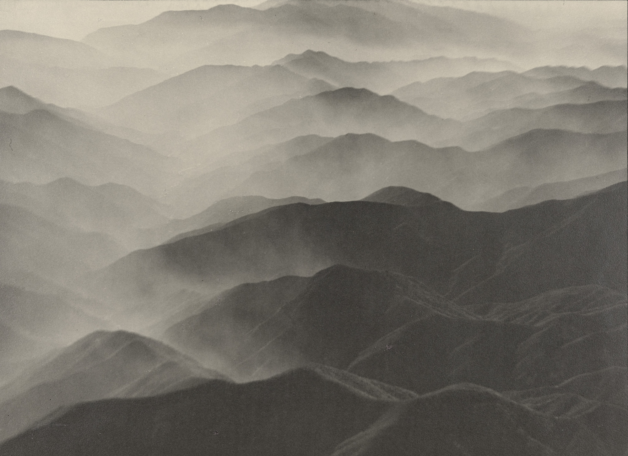 Margaret Bourke-White. Sierra Madre Mountains, California