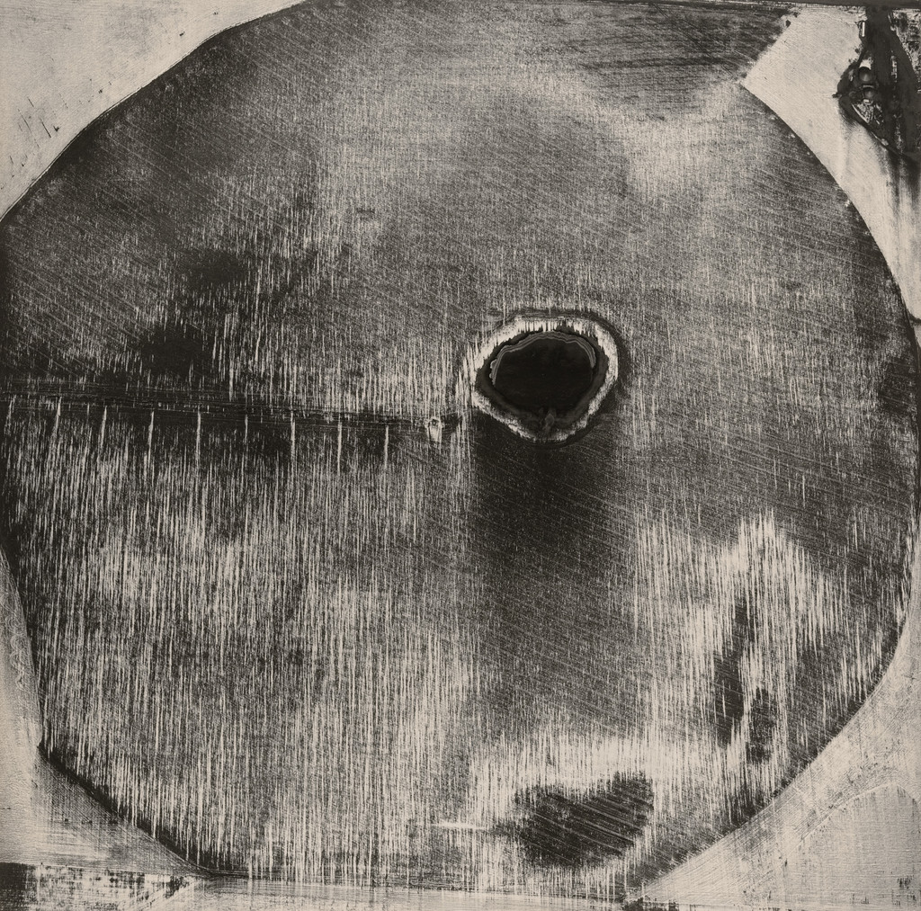 Snow over Pivot Agriculture, near Liberal, Kansas