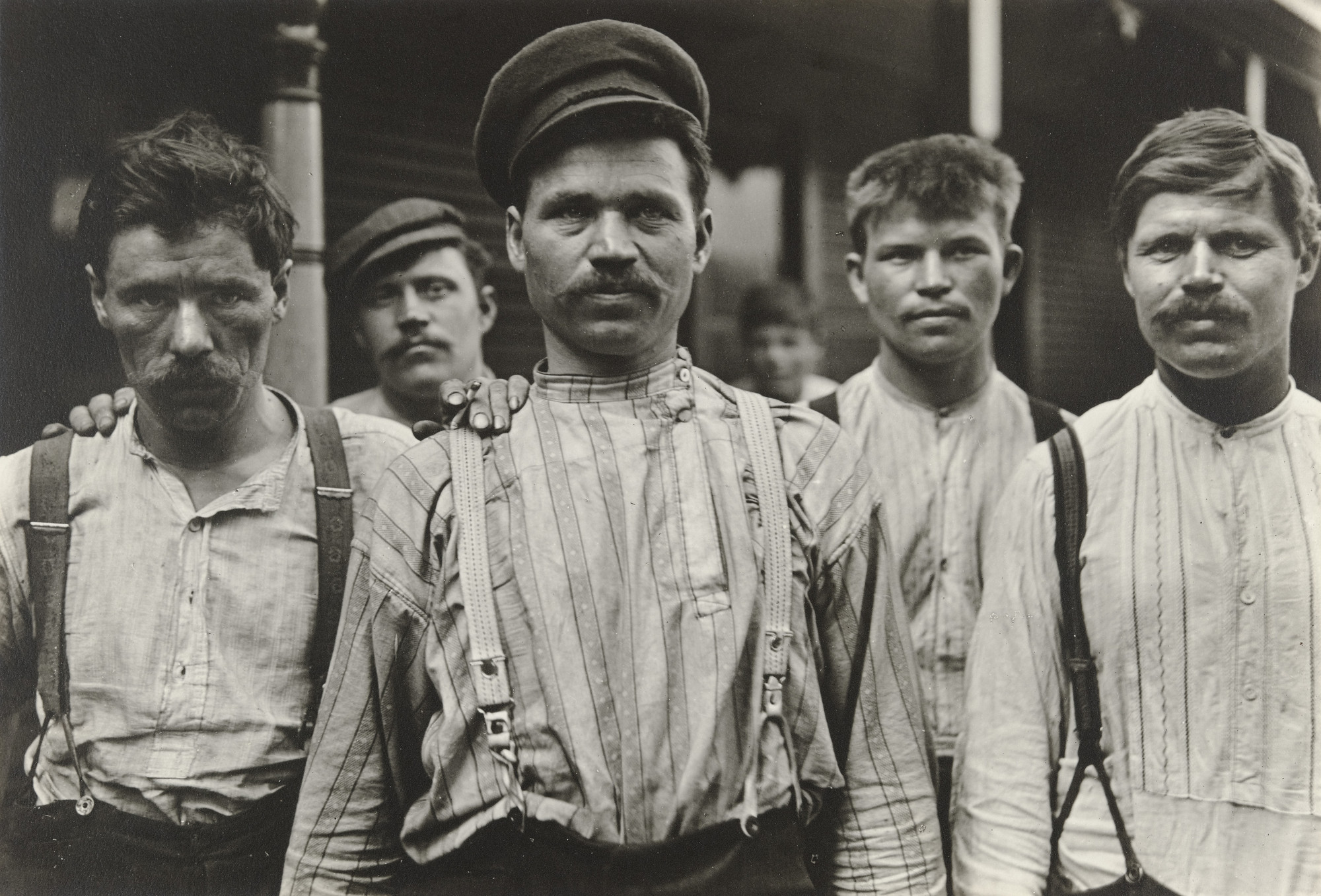 Lewis Wickes Hine. Russian Steel Workers, Homestead, Pennsylvania. 1909
