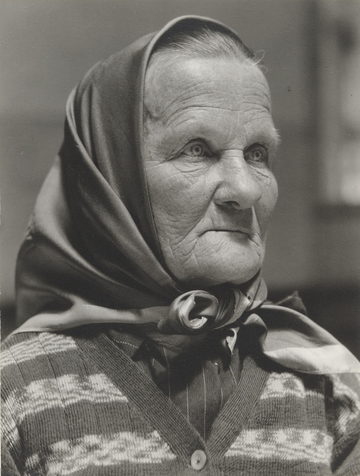 Lewis Wickes Hine. Czecho-Slovak Grandmother, Ellis Island, New York