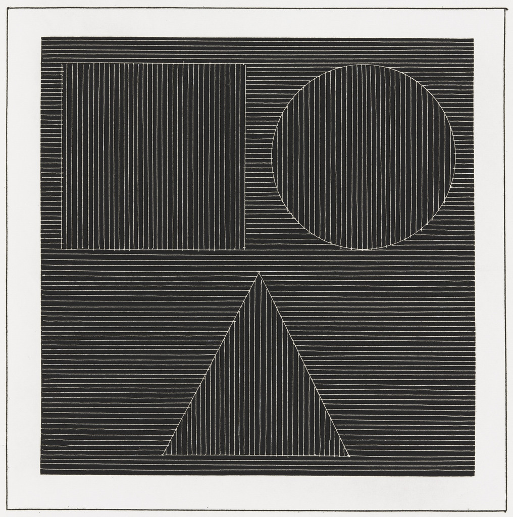 Plate (folio 23) from Six Geometric Figures and All Their Combinations, Volume I