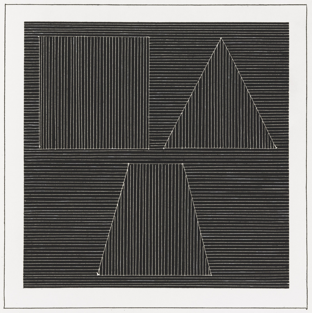 Plate (folio 28) from Six Geometric Figures and All Their Combinations, Volume I