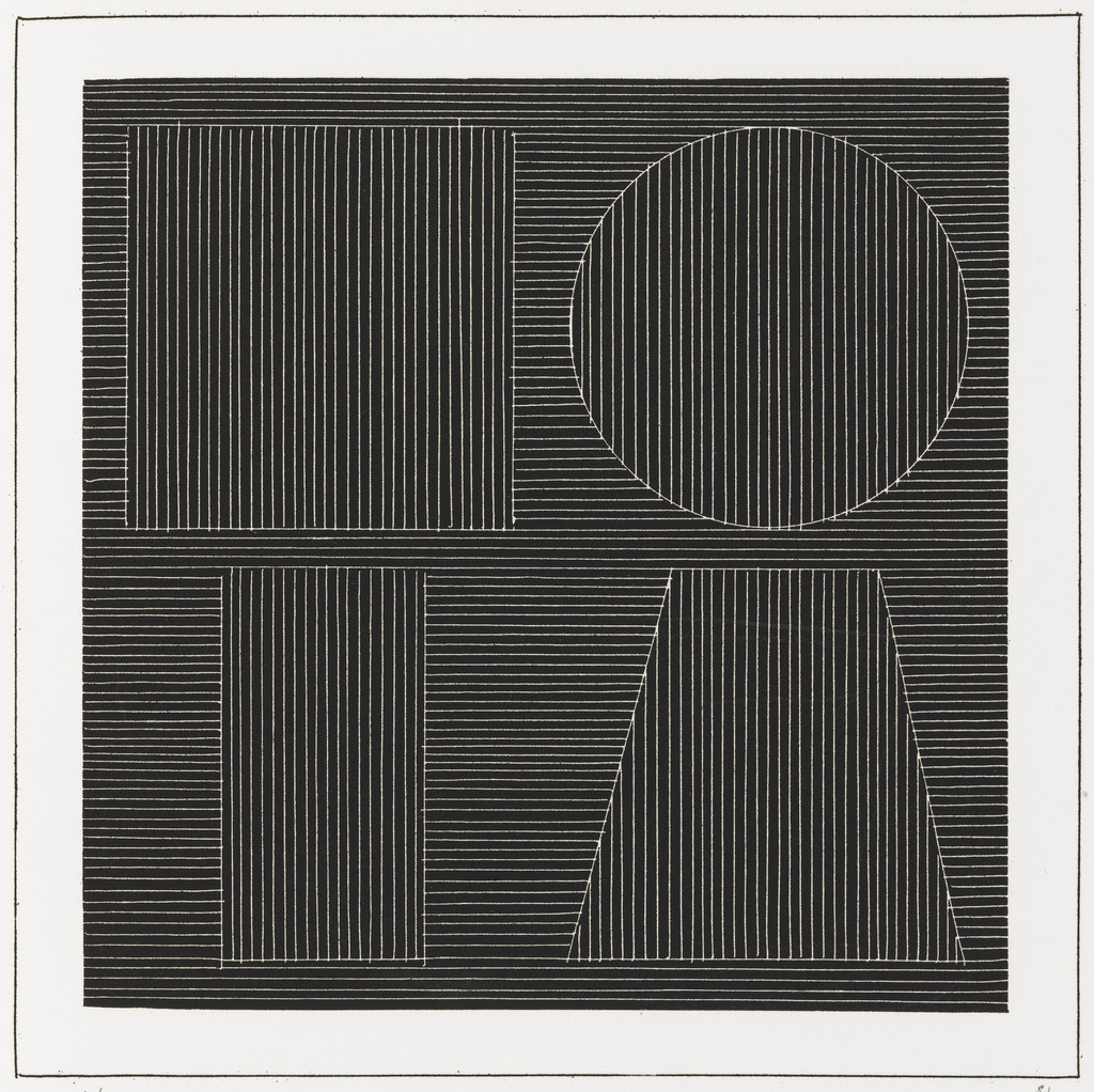 Plate (folio 46) from Six Geometric Figures and All Their Combinations, Volume I