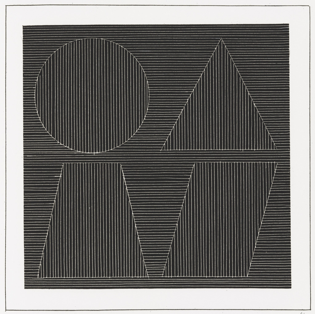 Plate (folio 55) from Six Geometric Figures and All Their Combinations, Volume I