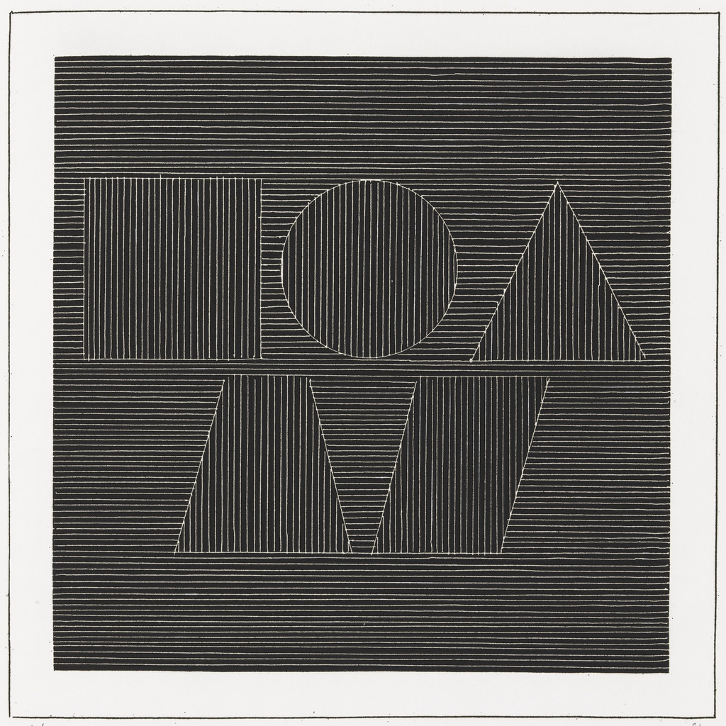 Plate (folio 59) from Six Geometric Figures and All Their Combinations, Volume I