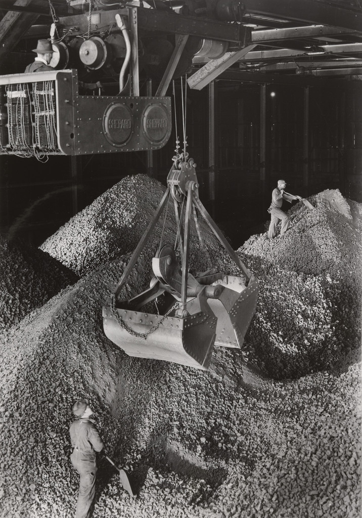 Coke Pile at Aluminum Reduction Works, Aluminum Co. of America