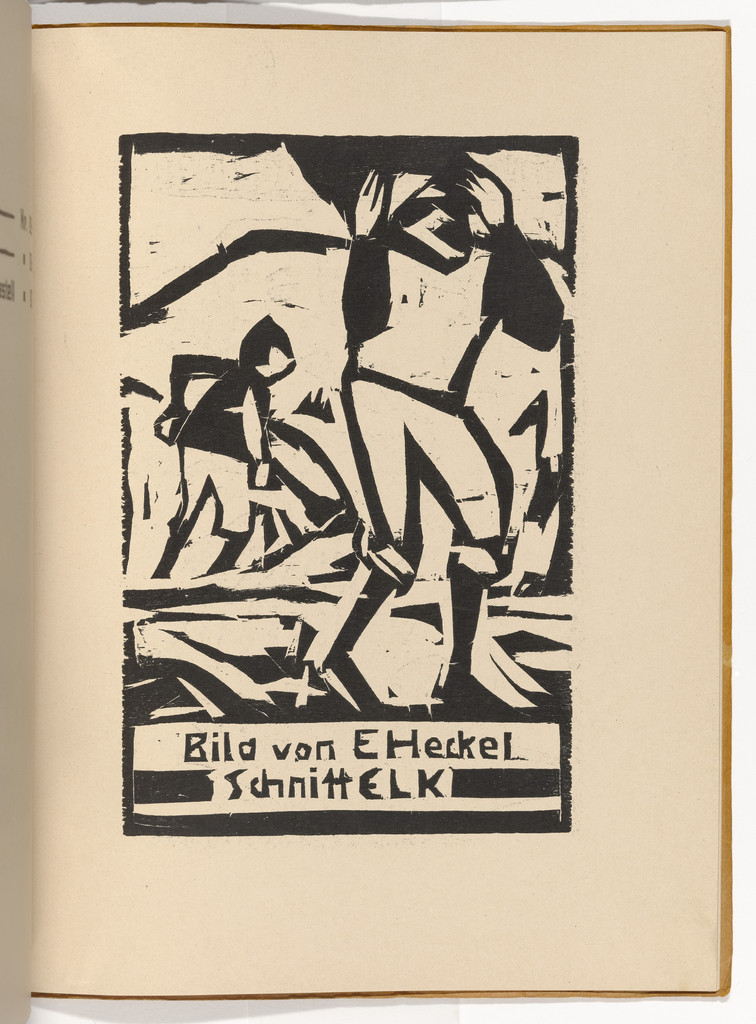 Sand Diggers at the Tiber River (Sandgräber am Tiber) (plate, folio 13) from KG Brücke