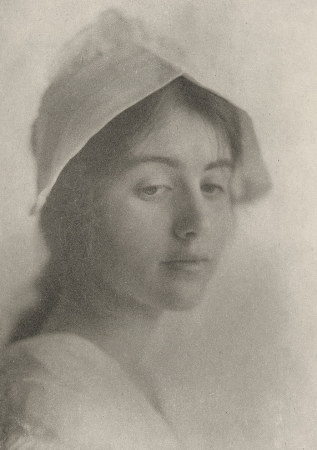 Eva Watson-Schütze. A Study Head. 1901