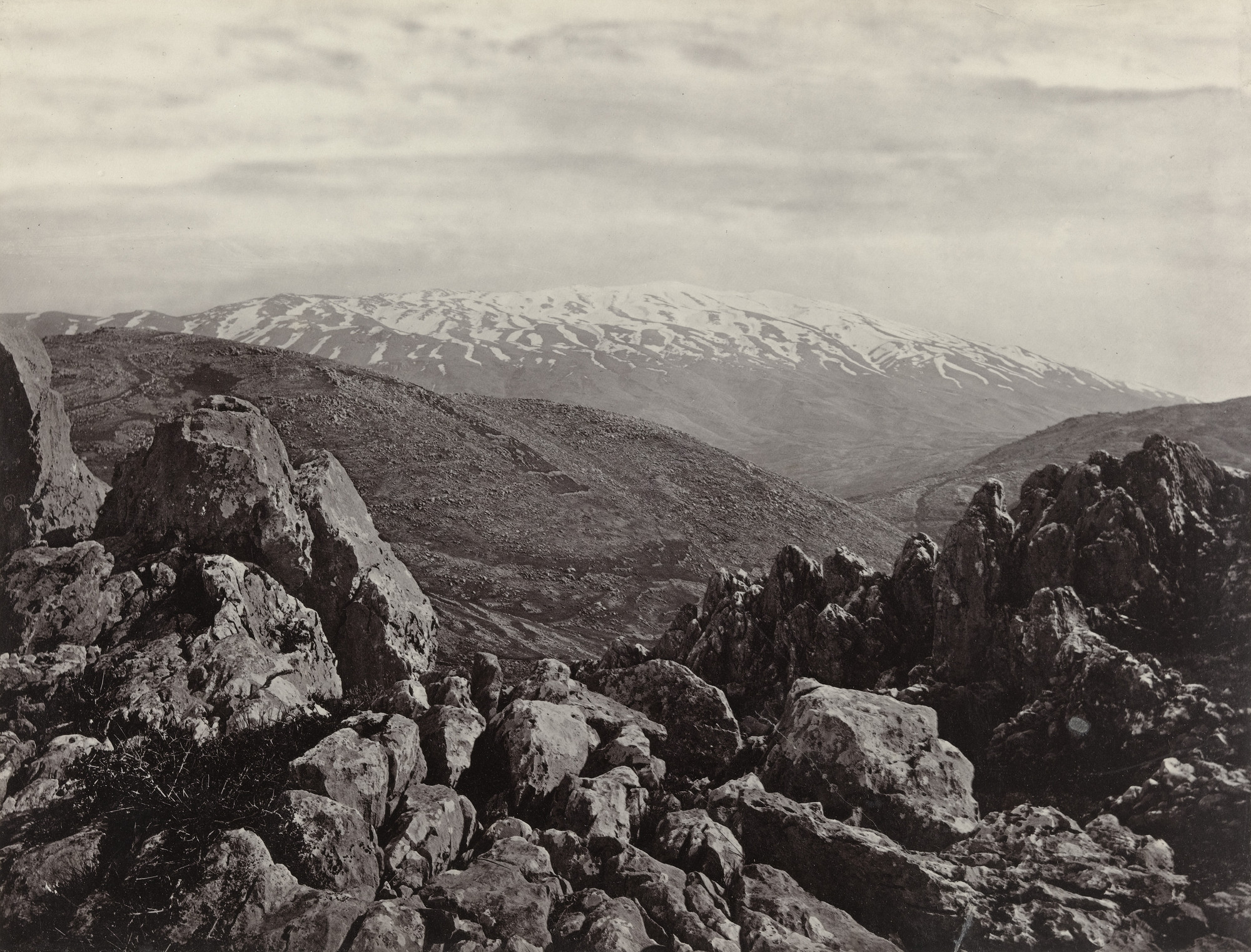 Francis Frith. Mount Hermon