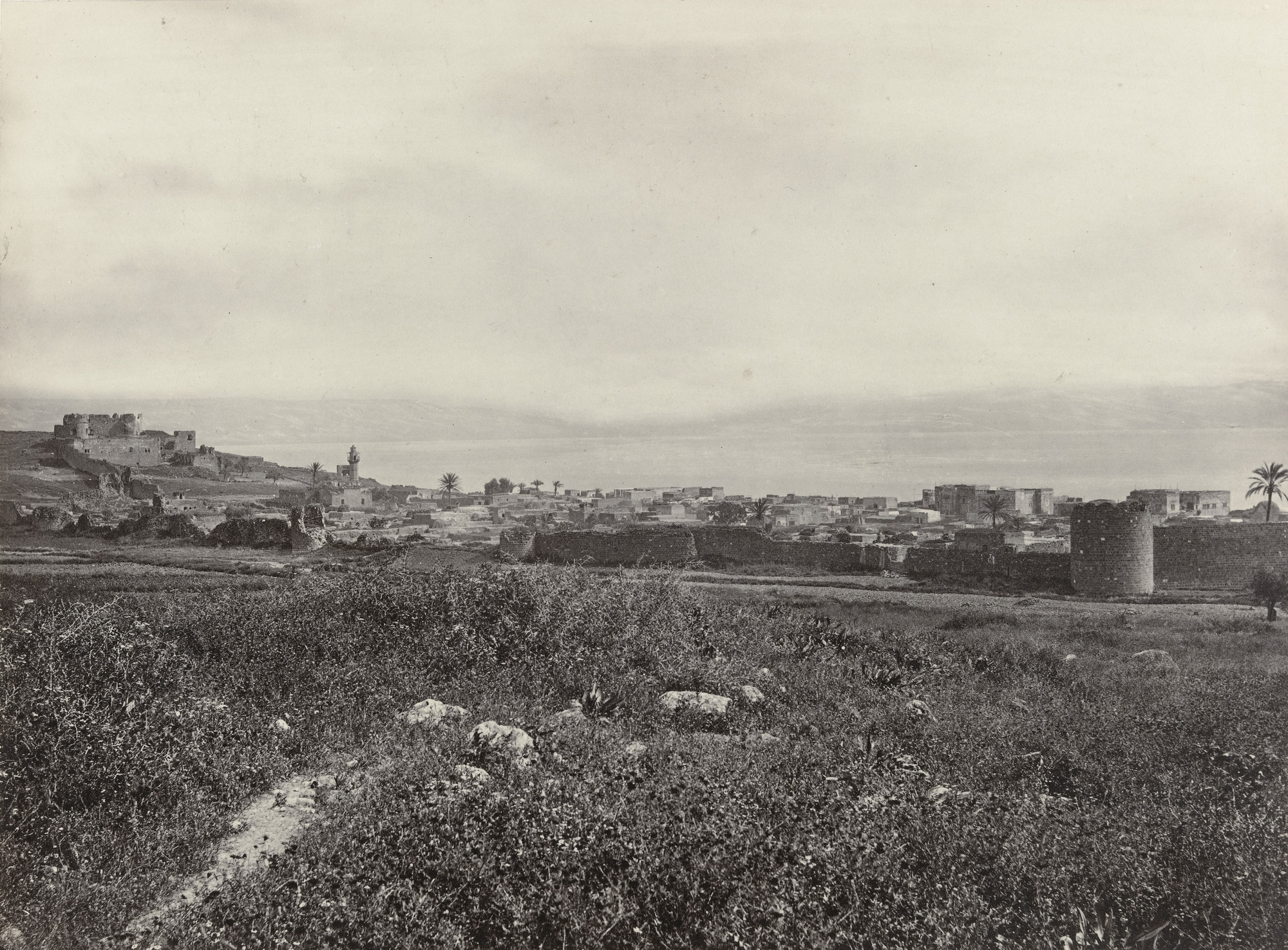 Francis Frith. Tiberias and the Sea of Galilee