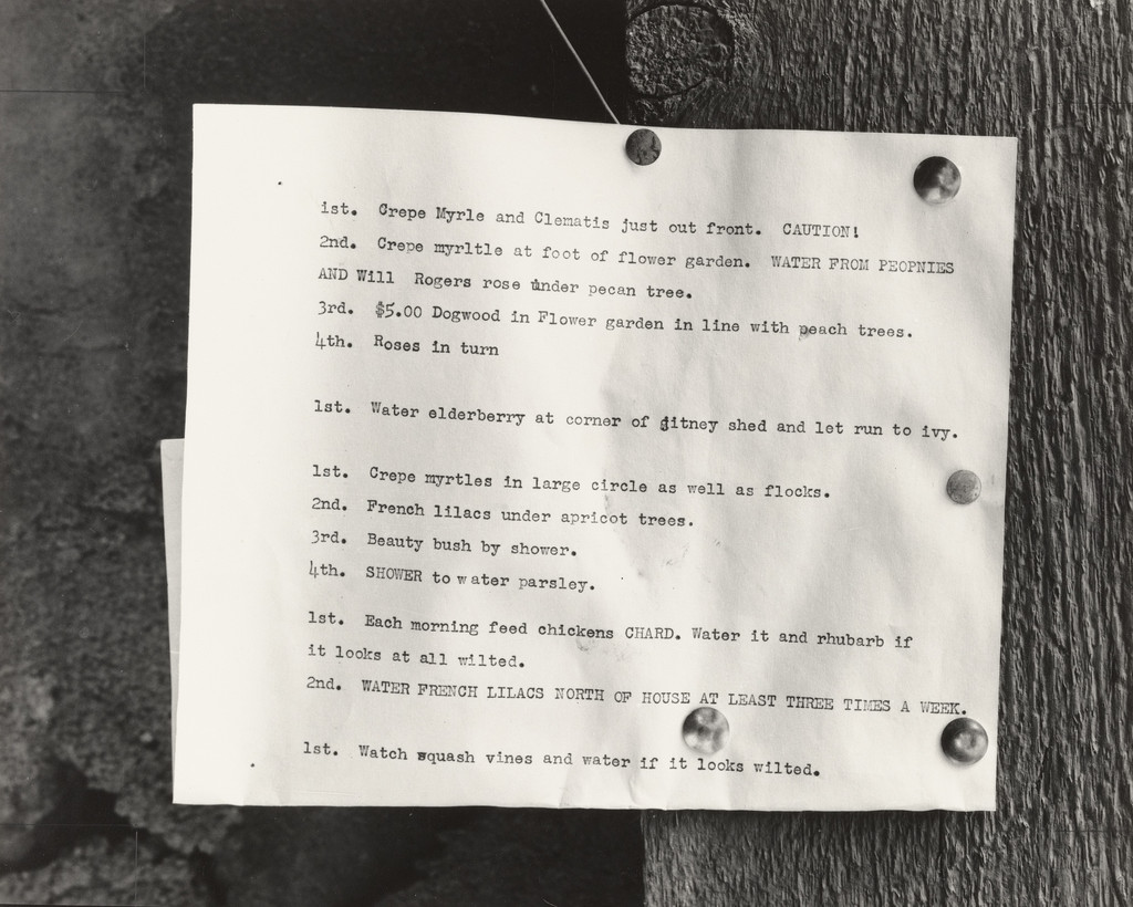 Untitled (Thumbtacked sign)