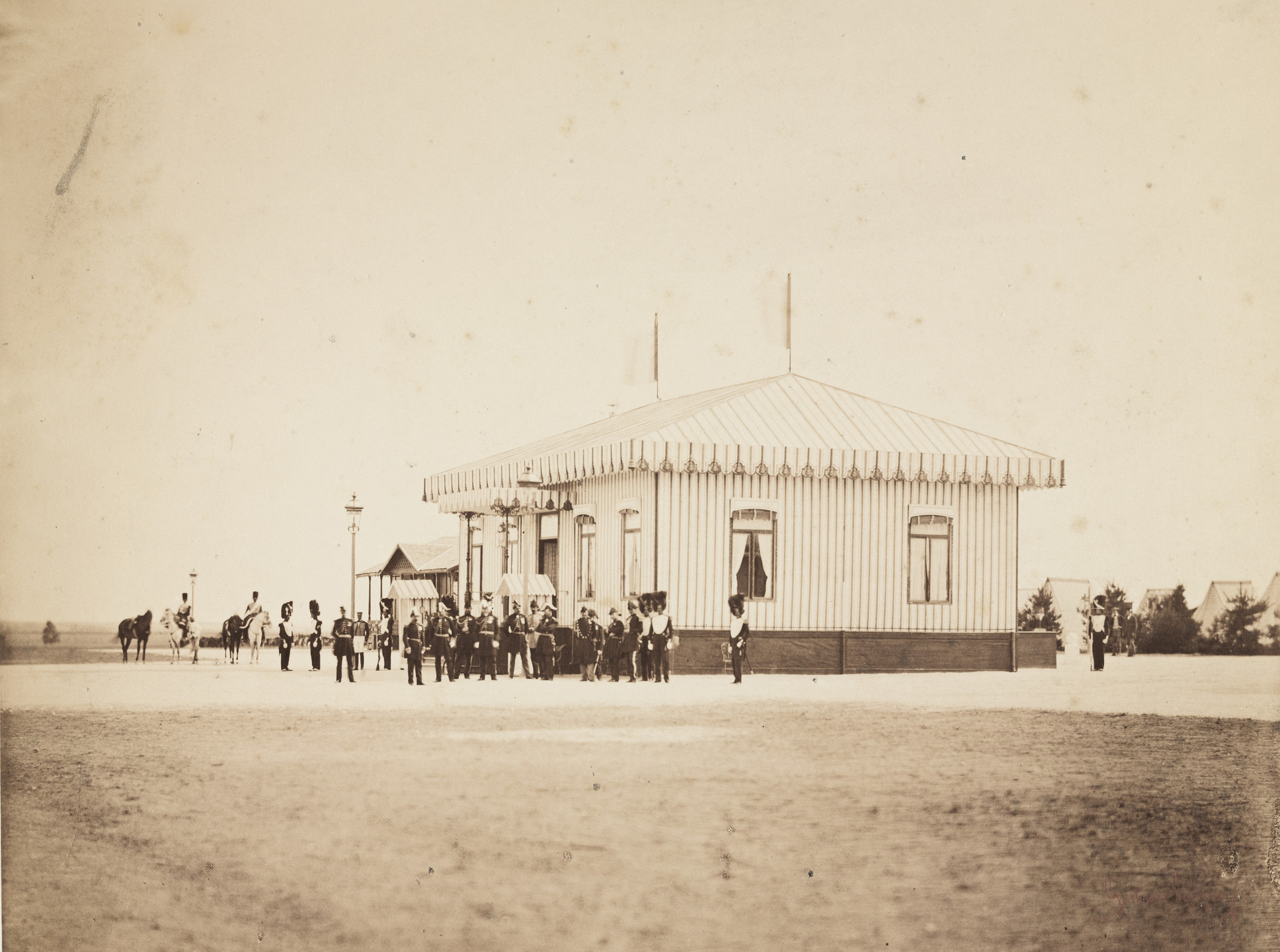 Gustave Le Gray. Untitled from the portfolio Souvenirs du Camp de Chalons. 1857