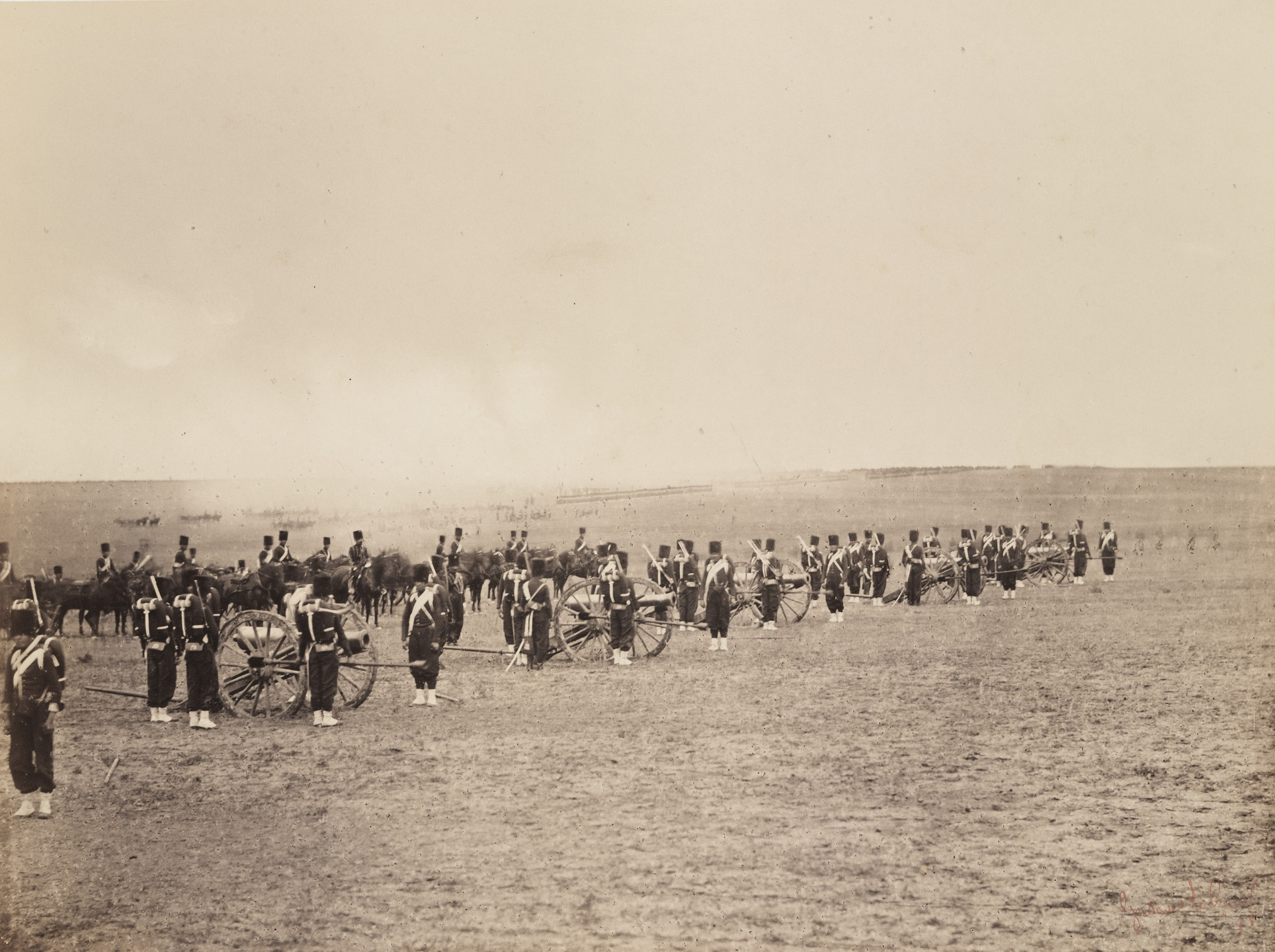 Gustave Le Gray. Untitled from the portfolio Souvenirs du Camp de Chalons. 1857