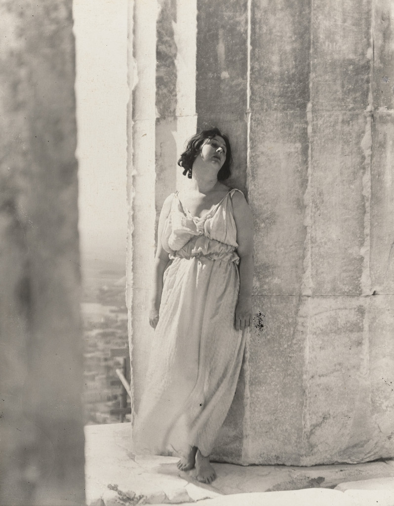 Isadora Duncan at the Parthenon