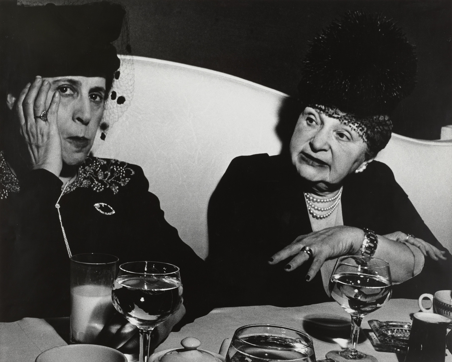 Lisette Model. Fashion Show, Hotel Pierre. 1943
