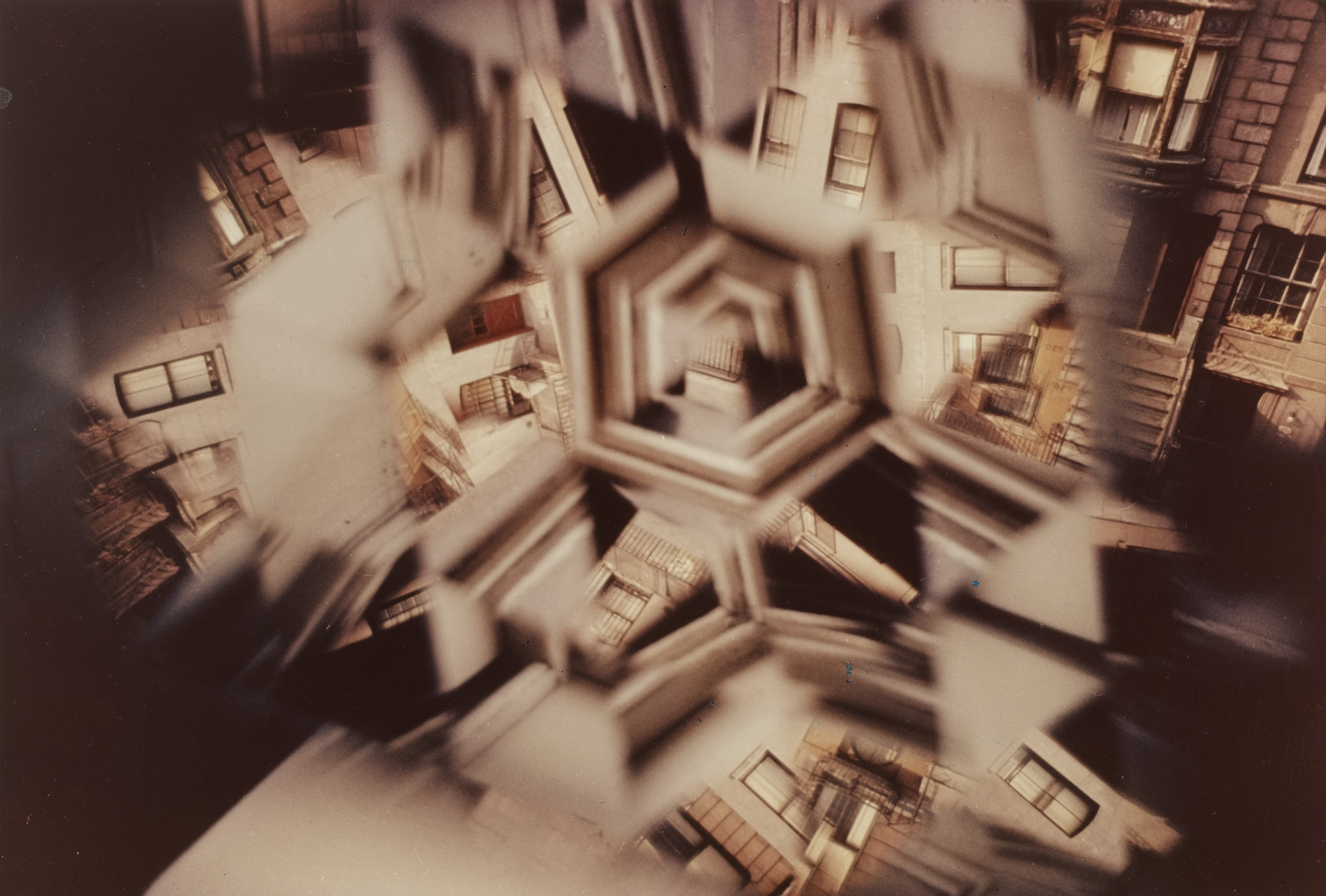 Francis Thompson. Through the Window, Early Morning (50th Street, New York). 1958-59