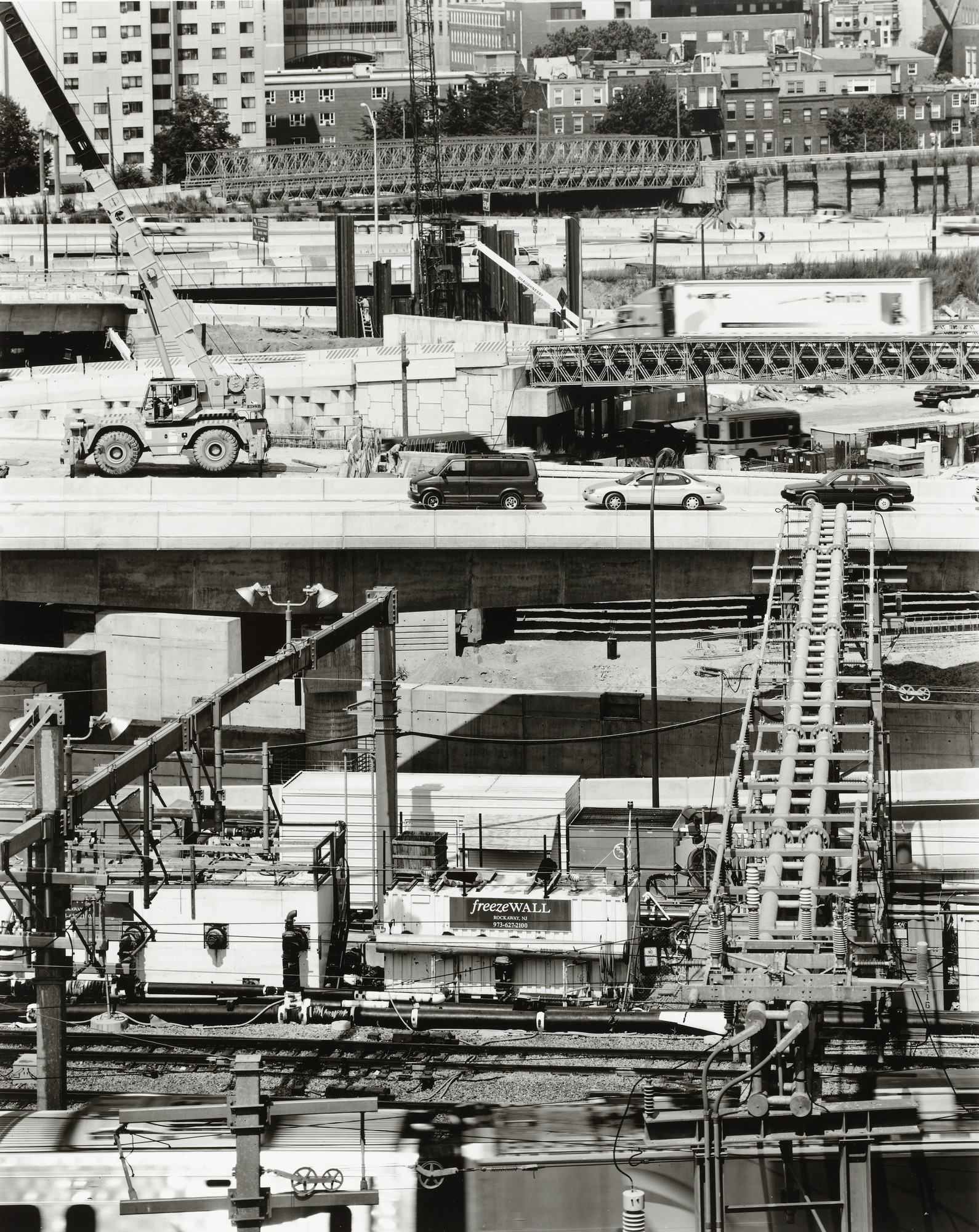 Nicholas Nixon. Six Layer View, SE Expressway, Boston, Massachusetts