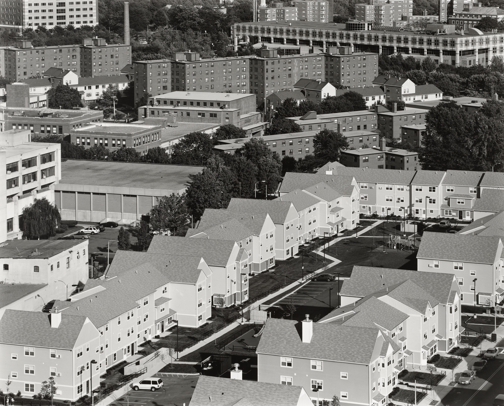 Nicholas Nixon. View of Mission Complex, Boston, Massachusetts