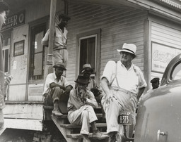 Dorothea Lange. Plantation Overseer and His Field Hands, Mississippi Delta. June 1936