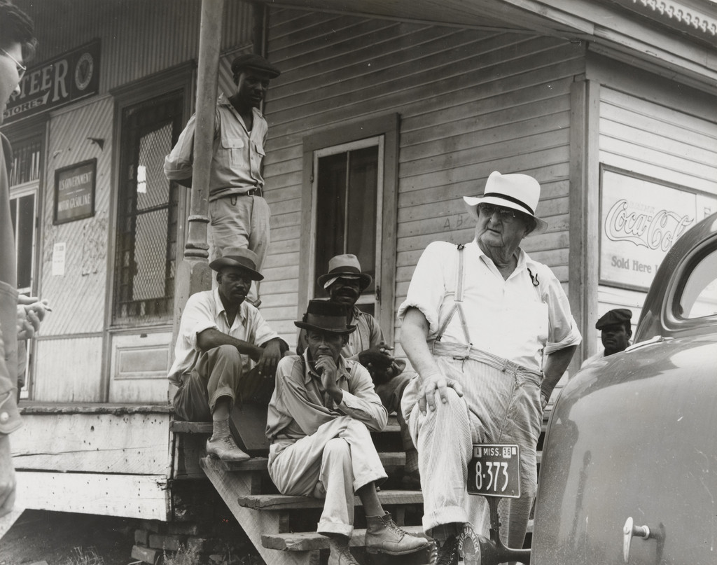 Plantation Overseer and His Field Hands, Mississippi Delta